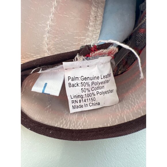 Hand Armor Premium Cow Suede Leather Gloves L 4 Inch Rubberized Safety Cuff NEW - Picture 5 of 6